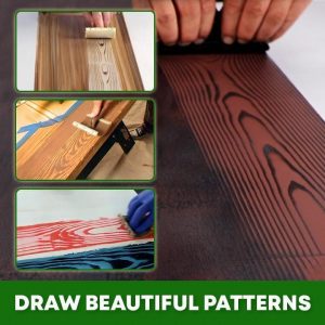 DIY wood texture – Kit di matrici per legno (2 pezzi) 03