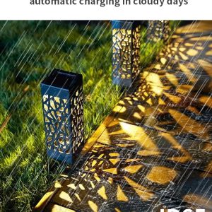 Lampada solare decorativa da giardino 1 + 1 GRATIS – LANTERNA 03