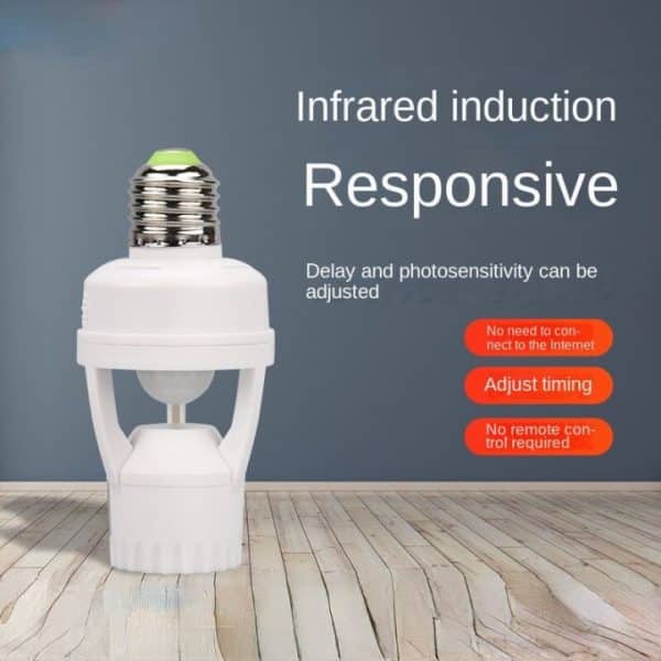 Portalampada con sensore di movimento slider