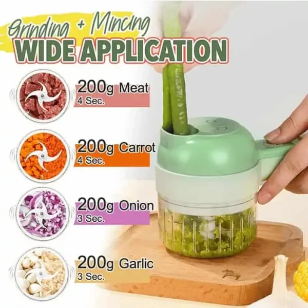 Choppy – Tagliaverdure elettrico, frutta e carne 02
