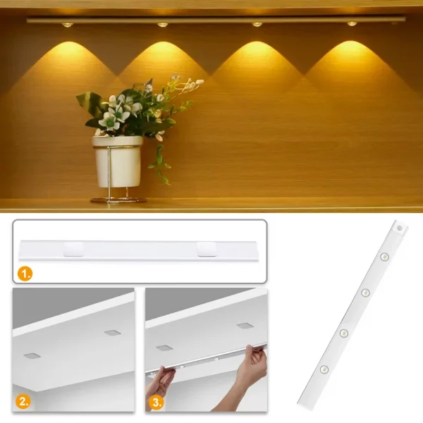 Luce per armadio a LED con sensore di movimento
